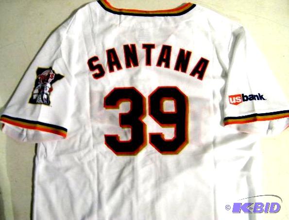 lot 313 image: Minnesota Twins #39 Santana Jersey - Size You...