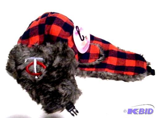lot 314 image: 2015 Minnesota Twins Bomber Hat - Plaid with ...