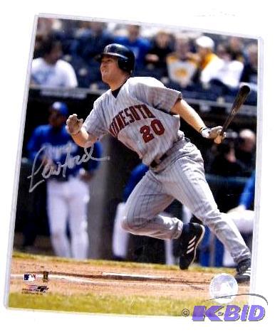 lot 318 image: Minnesota Twins Lew Ford Autographed Picture ...
