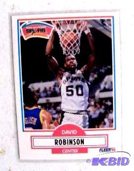 lot 325 image: San Antonio Spurs David Robinson Official Roo...
