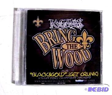 lot 333 image: CD - K. Gates - Bring The Wood - Plus Black a...