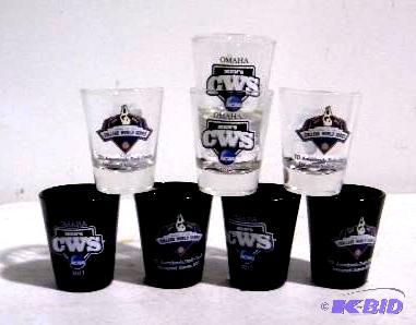 lot 334 image: Lot of 8 Shot Glasses -&nbsp2011 Mens Colleg...