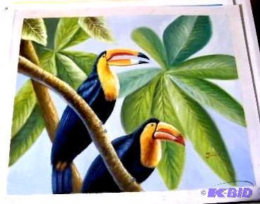 lot 36 image: Original Oil Painting on Canvas - Is not fram...