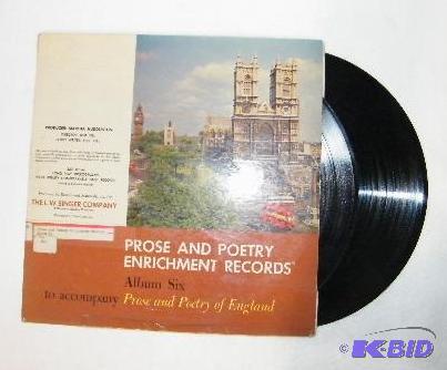 lot 38 image: 2 Piece Album Set - &quotProse in Poetry Enr...