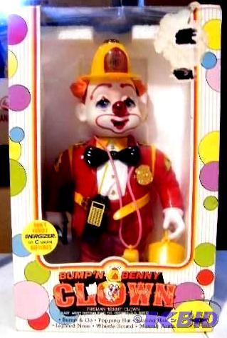 lot 44 image: Bumpin Benny Clown (1989) - Fireman Benny Clo...