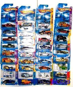 lot 64 image: Hot Wheels Collection 36 Piece Set - 1998 - F...
