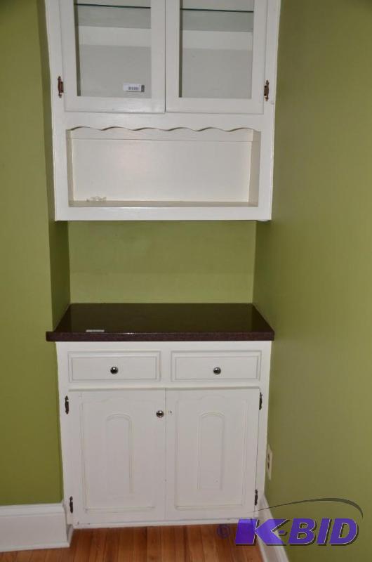 lot 4 image: Base cabinet 33x18" with granite looking...