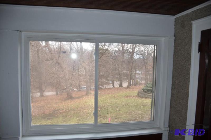 lot 42 image: Large Vinyl Window 84&quotx57", vinyl s...