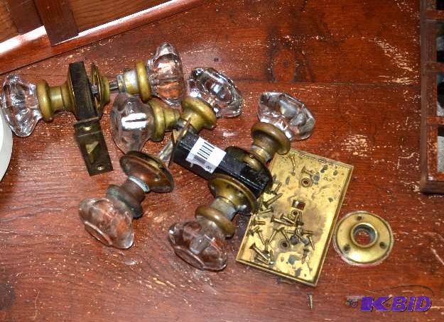 lot 46 image: Glass Door Knobs...