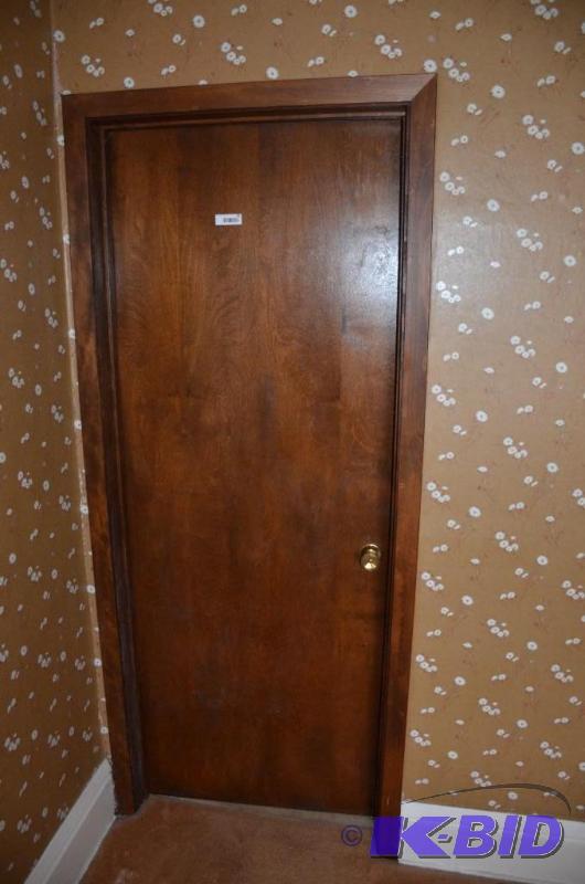 lot 53 image: Antique Wood Door- 30"...