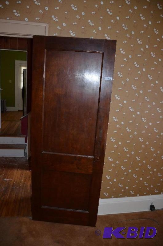 lot 54 image: Antique Wood Door- 30"...