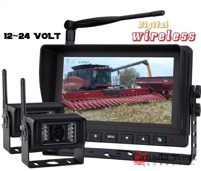 NEW 3 PIECE NIGHT VISION WIRELESS CAMERA WITH 7 LCD DISPLAY