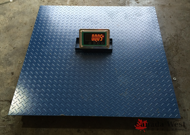 NEW 10,000 LBS INDOOR  OUTDOOR WIRELESS FLOOR SCALE 4 X 4