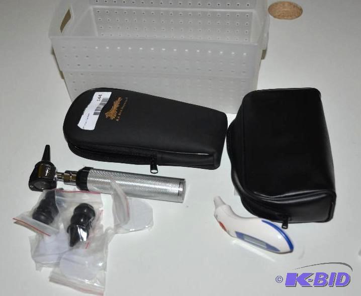 lot 144 image: R. A. Bock Diagnostics otoscope & MABIS H...