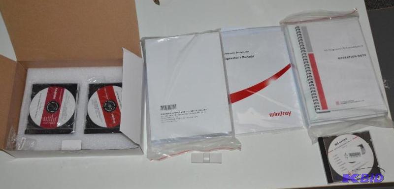 lot 146 image: Mindray manuals & discs M5 series diagnos...