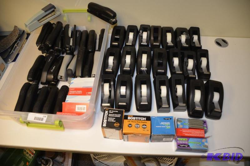 lot 158 image: Large lot of scotch tape&nbspdispensers,&nbs...