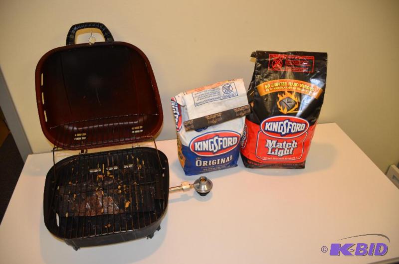 lot 159 image: SmallMaster cook grill with charcoal...