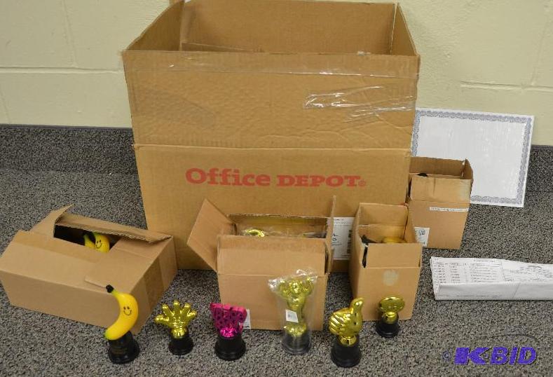 lot 179 image: Large collection of brand new trophies and aw...
