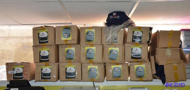 lot 180 image: Large collection of brand new hats - 16 boxes...