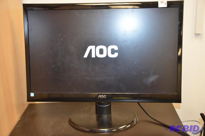 lot 230 image: AOC, 21 inch, widescreen, ultra thin, compute...