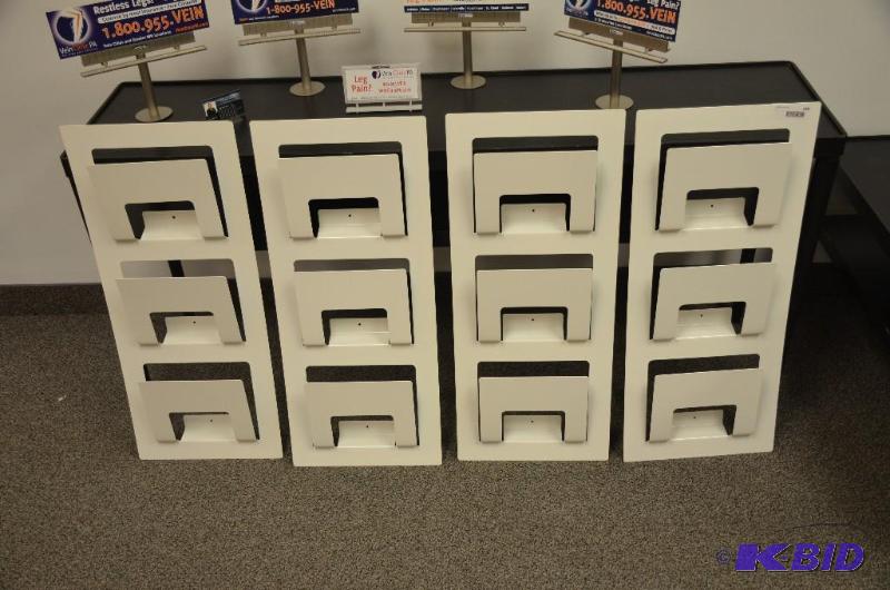 lot 236 image: Magazine holder wall mount. 37x13...