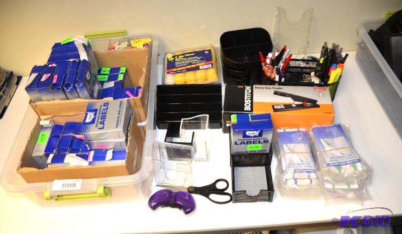lot 251 image: Lot of office supplies including Bostitch He...