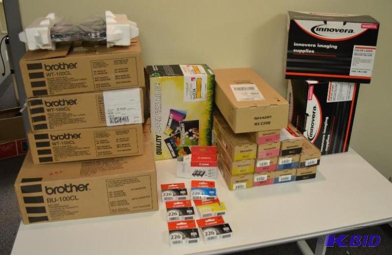 lot 252 image: 1- Brother BU-100CL Ink Belt Kit 3- Brother ...