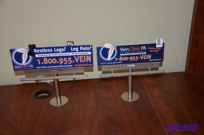 lot 277 image: 2 advertising billboard salesman samples in u...