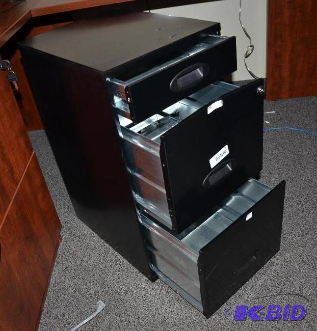 lot 58 image: Under desk drawer and filing cabinet...