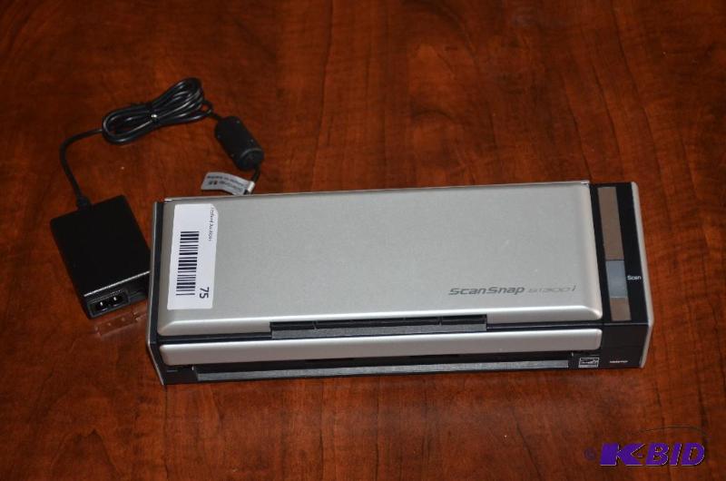 lot 75 image: ScanSnap model S1300i. &nbspFor extra portab...