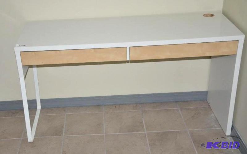 lot 96 image: Wood desk 20x56...