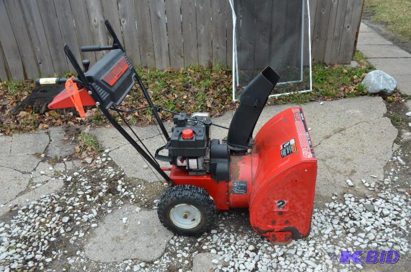 MTD snow blower model 317E610E088, electric s...