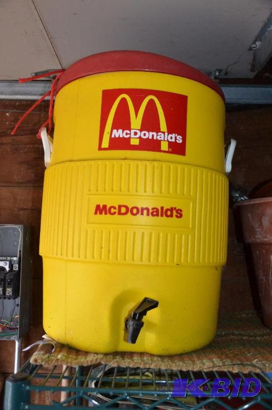 McDonalds beverage cooler...