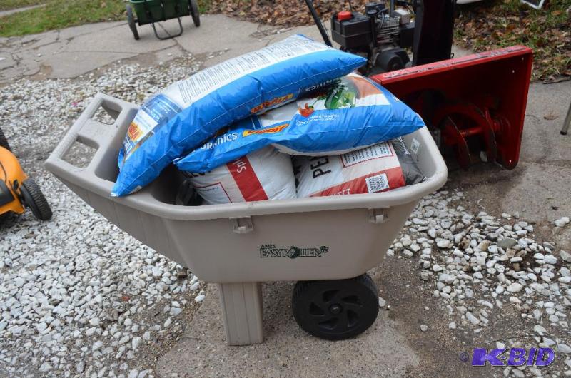 Ames Easy Roller yard wheel barrow 20&quot w...