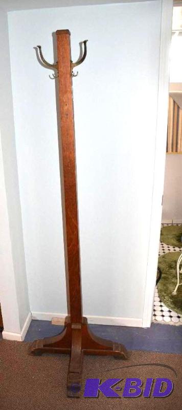 Wood coat tree 74&quot...