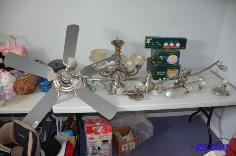 Light fixtures ceiling fan 40&quot, 3 ceilin...