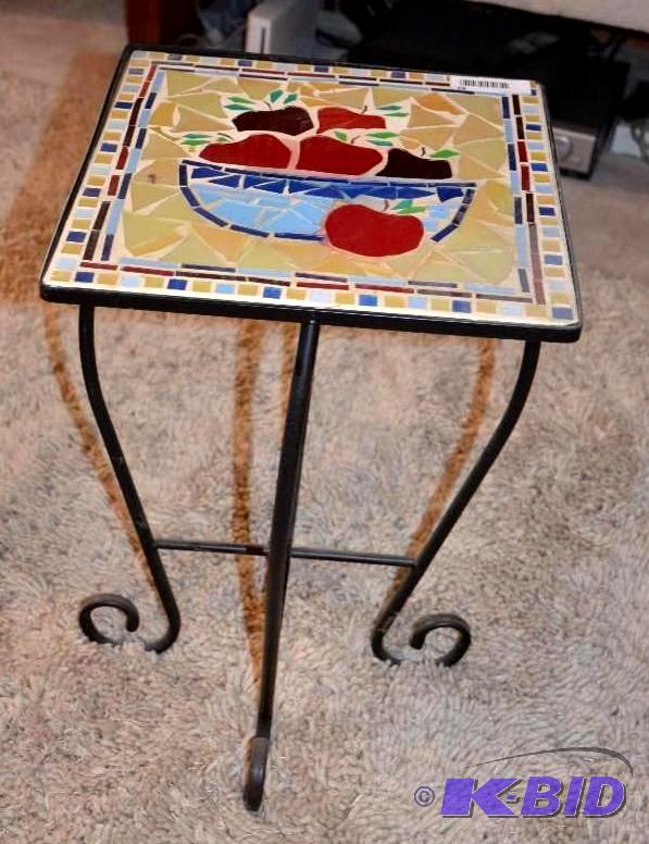 Stained glass table 14x14x22...
