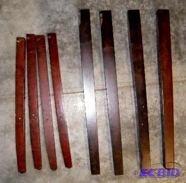 Leg Lot - 2 sets of 4 each - (4) walnut finis...