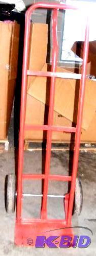 Red Hand Truck - Solid core wheels - not infl...