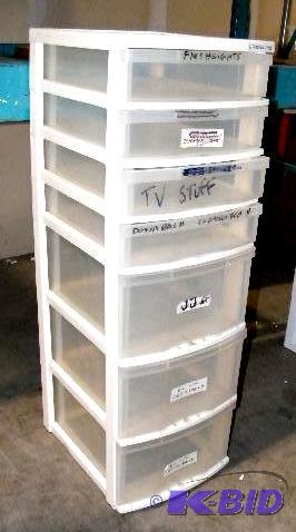 Storage Bins - Rubbermaid - 7 drawer - Stacka...