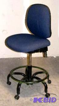 Office Chair - Blue - Heavy duty - Back rest ...
