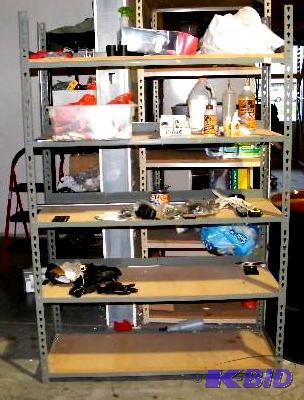 Heavy Duty Teardrop Racking System - Contents...