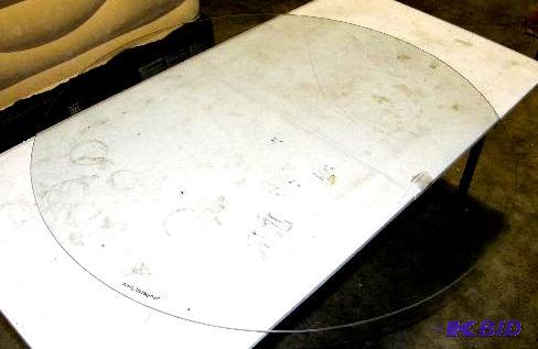 Tempered Round Glass - 1 piece - Approximatel...