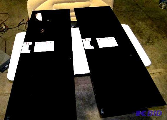 Tempered Table Top Glass - Two pieces - 54&qu...