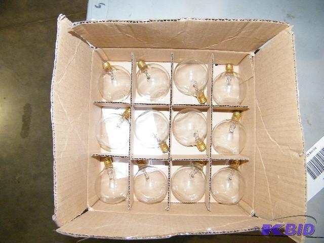 Light Bulb Lot - Round - 12 total - Brand New...