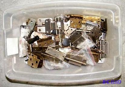 Hinges Lot - 1 large bin - some are similar -...