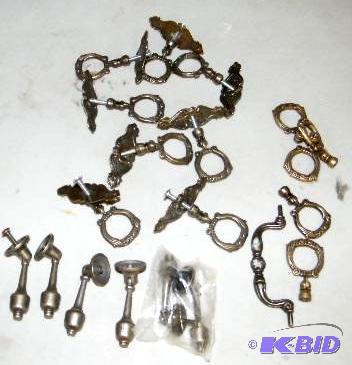 Lot of Handles - 6 drop down - 8 victorian st...