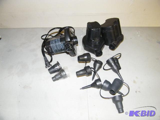 (3) Air Mattress Pumps with Attachments - One...