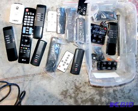 Large Mixed Lot of Remote Controls - Large LG...