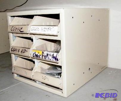 Hardware Organizer - Has 6 drawers - Contents...